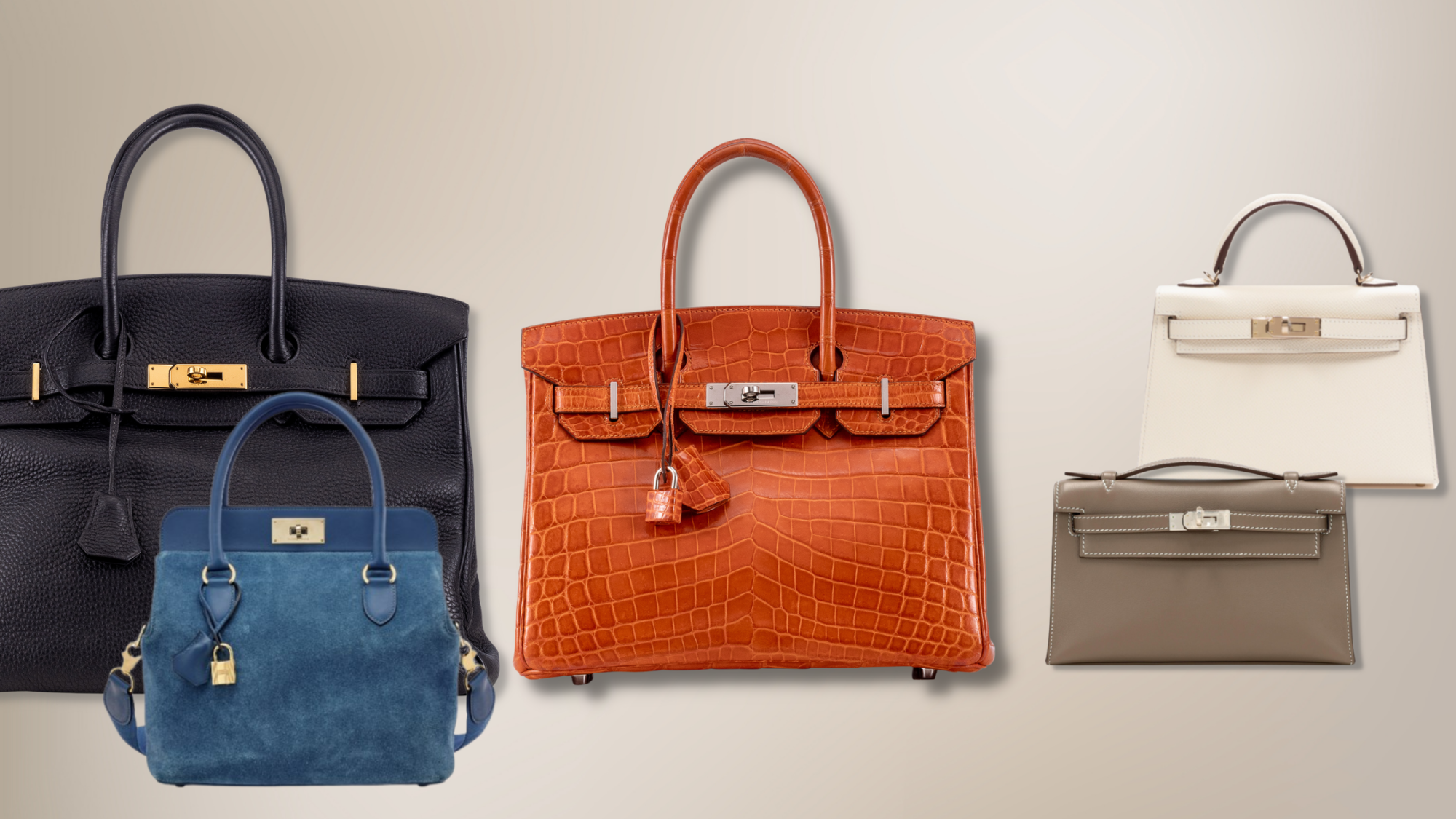 Shop Hermes, Birkin, Kelly, Constance & Evelyne Handbags