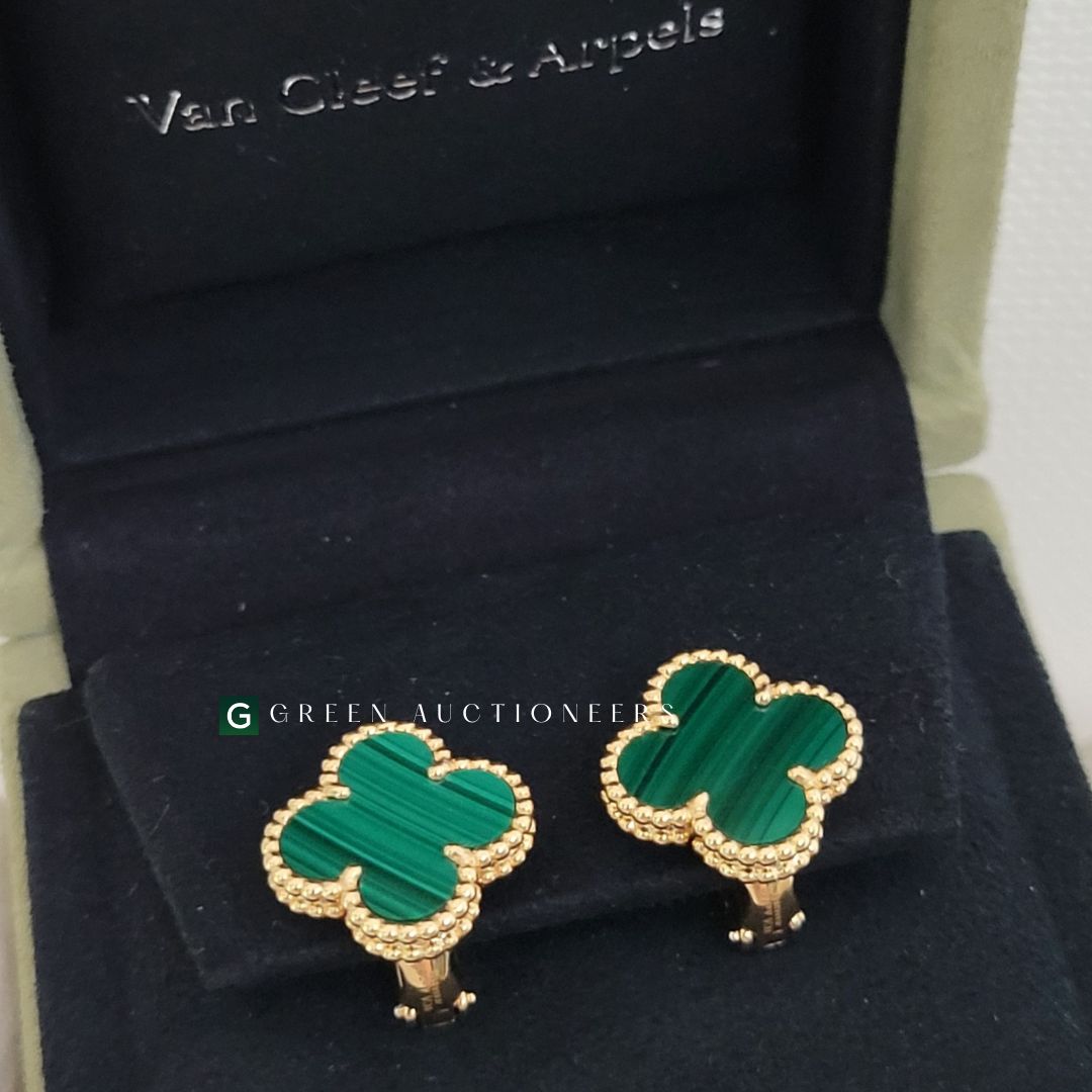 Van Cleef & Arpels Alhambra earrings at Green Auctioneers